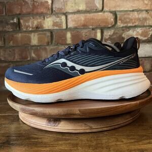 Saucony Hurricane 24 Max Cushion Stability Mens 11.5 Navy Running Shoes Sneakers